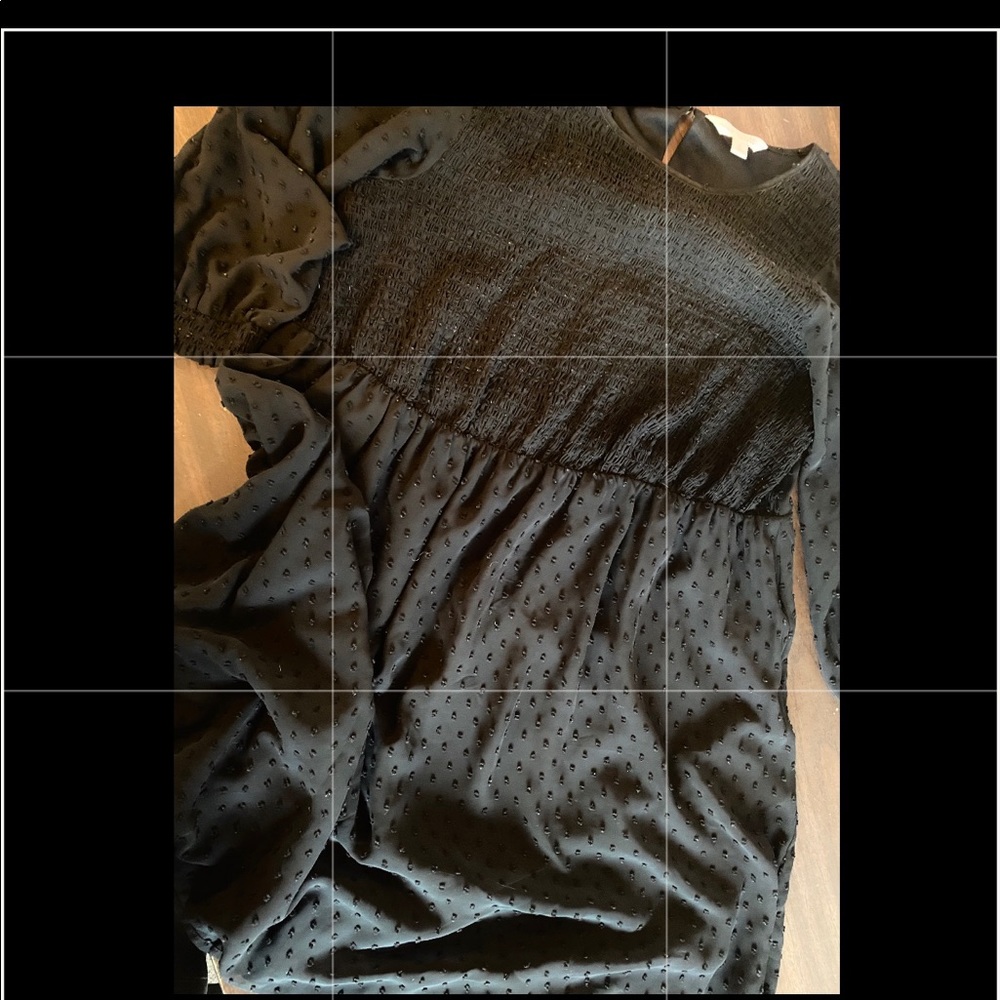 Lauren Conrad womens black dress